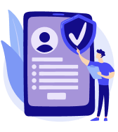Secure registration on mobile